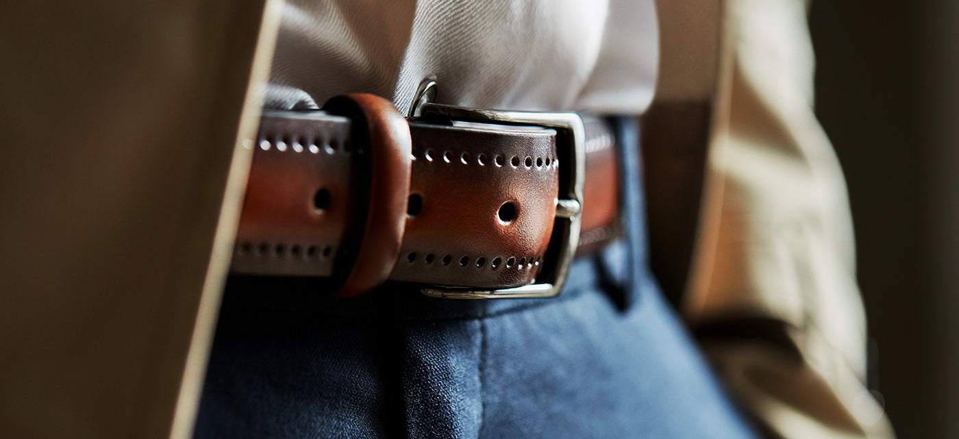 Italian Calfskin Genuine Leather Dress Belt Strap with Snaps 1(25mm) Wide