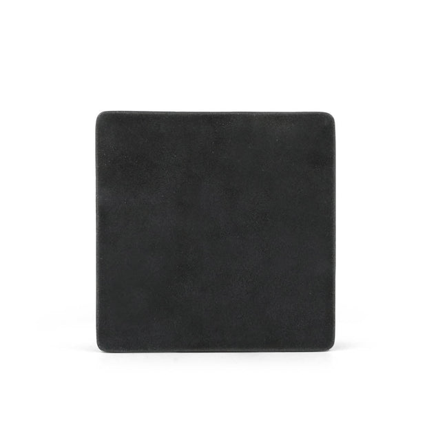 Barnns Twine Leather Coaster Set - 6 pcs (Black)