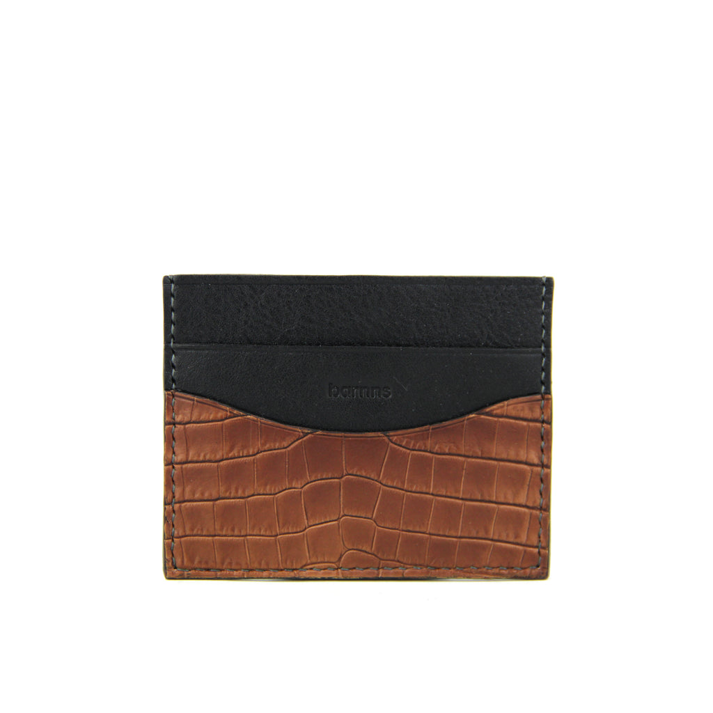 Limited Edition Barnns Handcrafted Alligator Slim Billfold Wallet