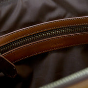 Barnns Liberty Men's Woven Leather Laptop Sleeve (Tan)