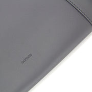 Barnns Liberty Woven Leather Laptop Sleeve (Grey)